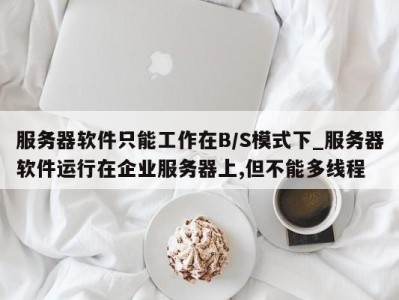 东莞服务器软件只能工作在B/S模式下_服务器软件运行在企业服务器上,但不能多线程 