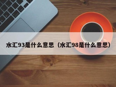 东莞水汇93是什么意思（水汇98是什么意思）